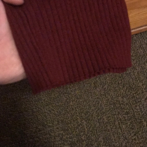 Forever 21 Maroon colored long sleeve dress - Picture 8 of 8